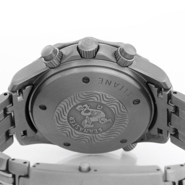 Omega Seamaster Chronograph Blue Dial Titanium Watch 2298.80.00