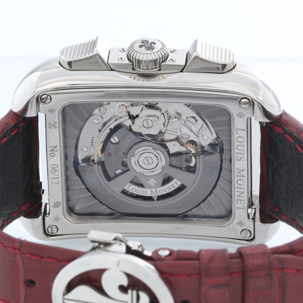 Louis Moinet Men's 40mm Twintech Automatic GMT Men's Watch LM.162.10.12