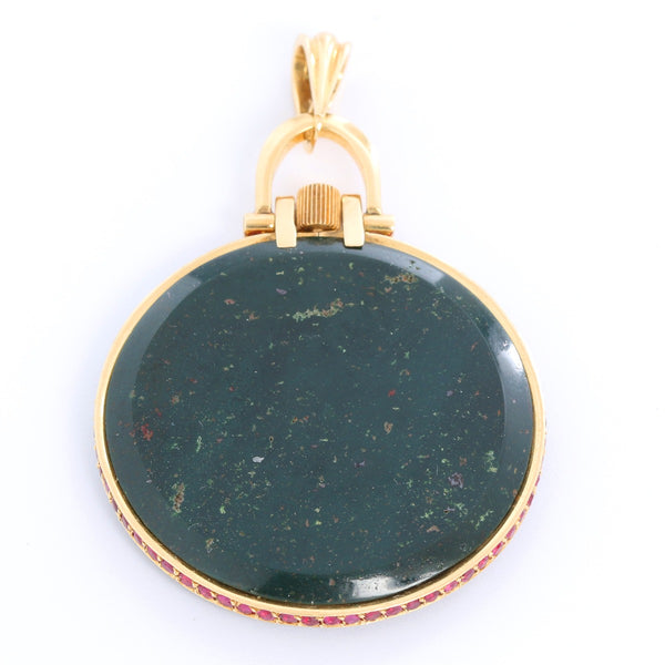 Cartier Fine Gold and Blood Stone Pocket Watch