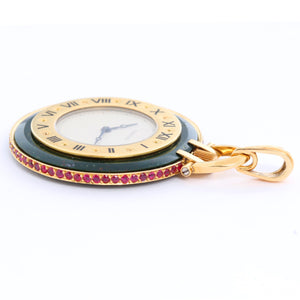 Cartier Fine Gold and Blood Stone Pocket Watch