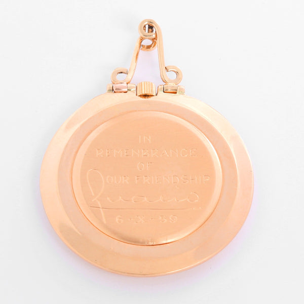 Vacheron Constantin 18K Rose Gold Pendant Pocket Watch