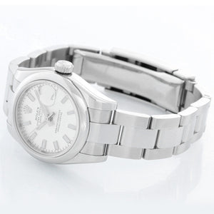 Rolex  Ladies Datejust Watch Steel with Silver Dial  179160