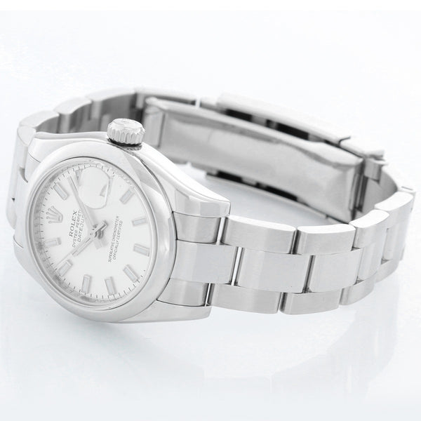 Rolex  Ladies Datejust Watch Steel with Silver Dial  179160