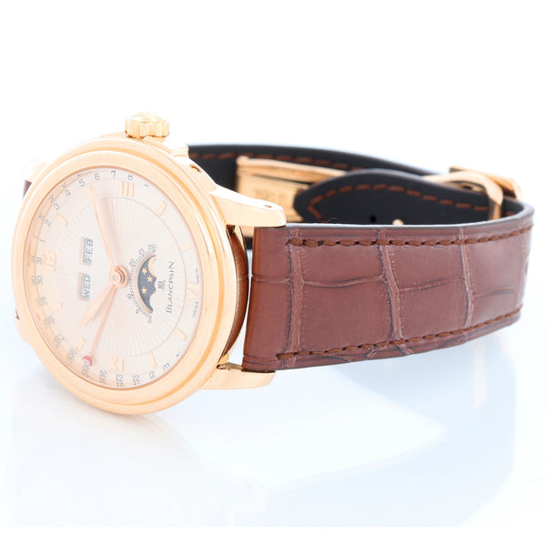 Blancpain Leman 260th Anniversary Edition Men's 18K Rose Gold Watch 2653-3318-53A