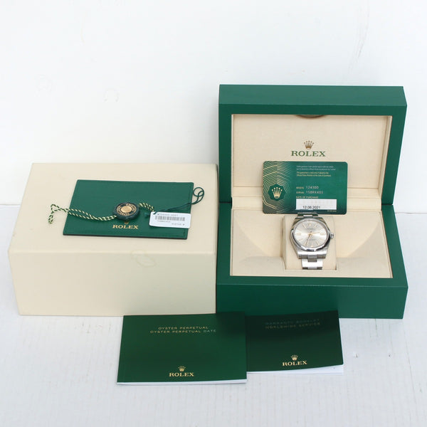 Rolex Oyster Perpetual Men's 41mm Stainless Steel 124300