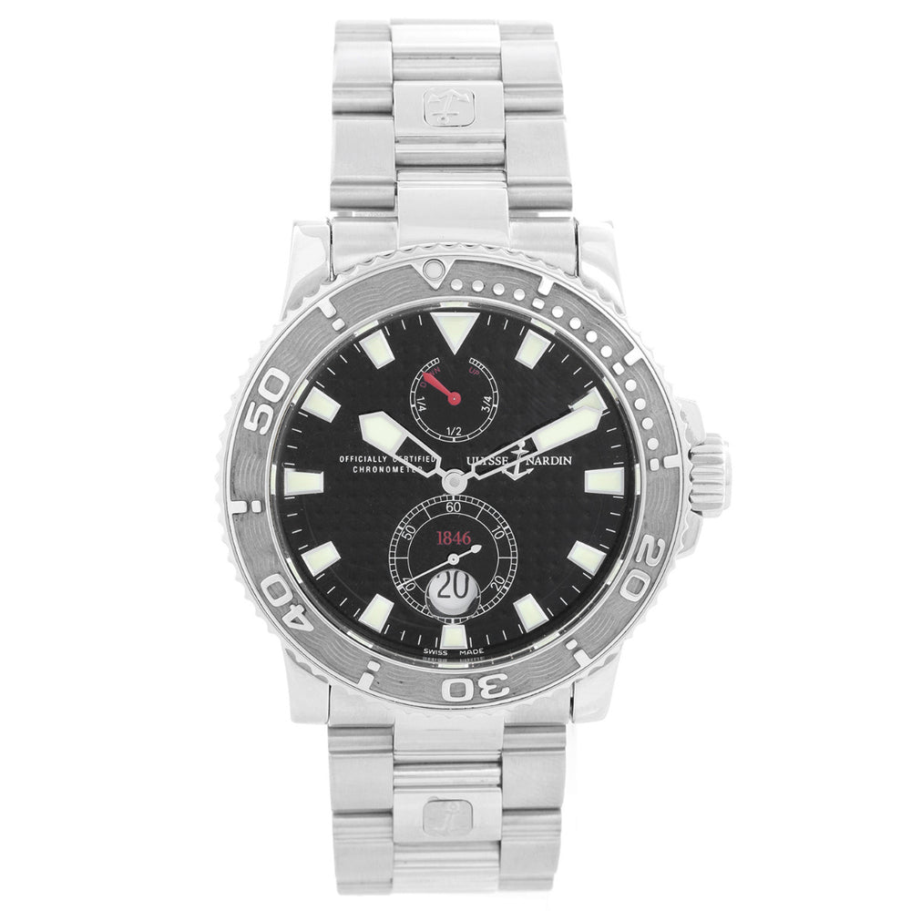 Ulysse Nardin Maxi Marine Stainless Steel Watch 263-33-7/92