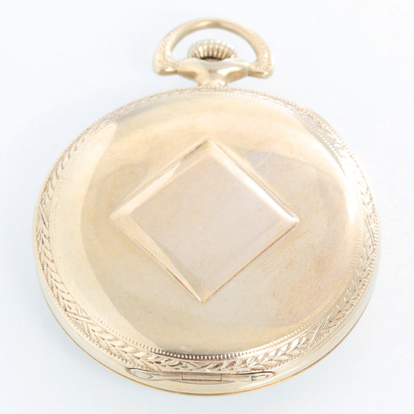 Hamilton 14K White Gold Pocket Watch