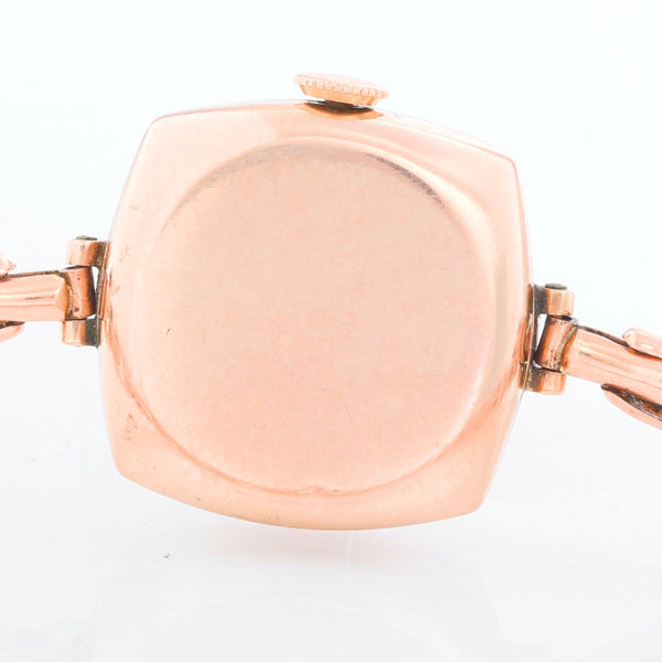 Rolex Cushion Shaped Oyster Rose Gold Watch