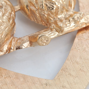 14K Heart & Bird Pendant