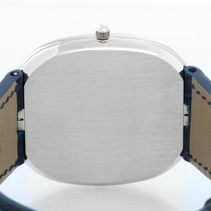 Patek Philippe Golden Ellipse Blue Platinum Men's Watch Ref 5738