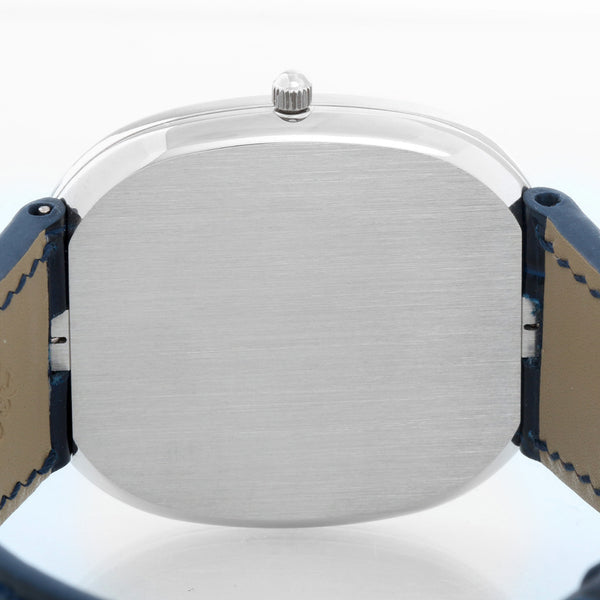 Patek Philippe Golden Ellipse Blue Platinum Men's Watch Ref 5738