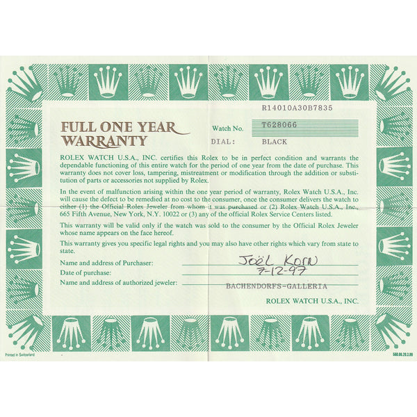 Rolex Air King Stainless Steel Men's Watch 14010