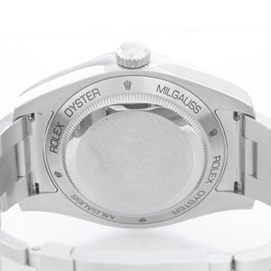 Rolex "Blue" Milgauss Stainless Steel Watch 116400 GV