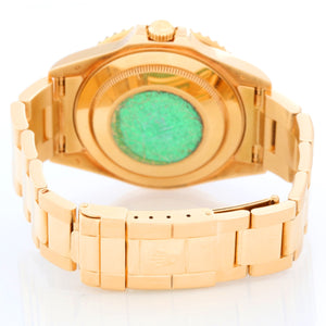 Collectors Special Rolex GMT-Master II 18K Yellow Gold Men's Watch 16718