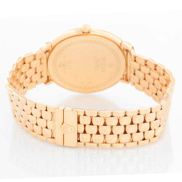 Rolex Cellini  Quartz 18k Yellow Gold Men's Watch 6623