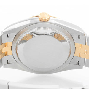 Rolex Datejust Men's 2-Tone 126233 Watch Palm Motif Dial