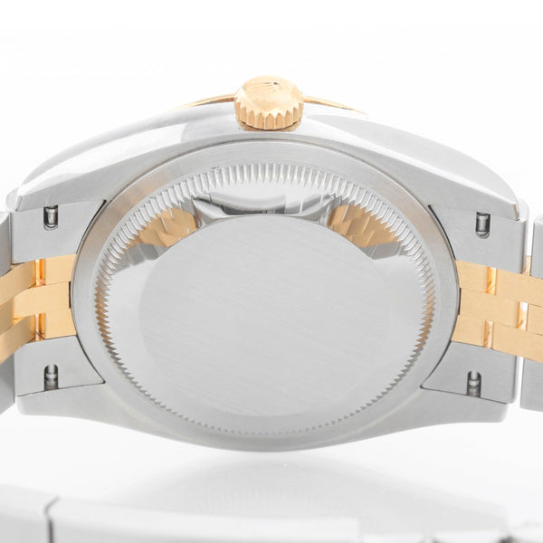 Rolex Datejust Men's 2-Tone 126233 Watch Palm Motif Dial