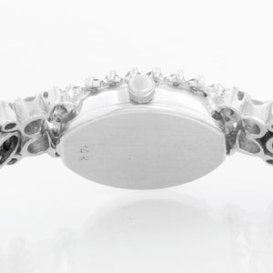 Geneve Vintage Diamond 14K White Gold Ladies Watch
