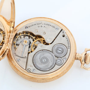 Elgin 14K Yellow Gold Pocket Watch