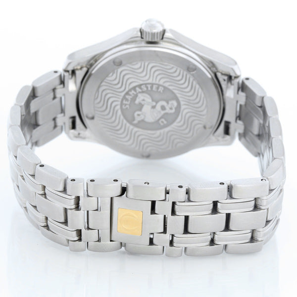 Omega Seamaster 120M 36MM Stainless Steel Silver Dial Quartz Mens Watch