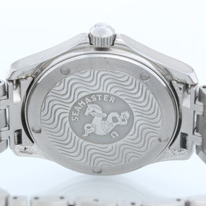 Omega Seamaster 120M 36MM Stainless Steel Silver Dial Quartz Mens Watch