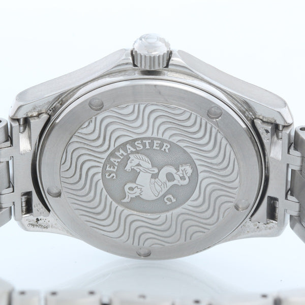 Omega Seamaster 120M 36MM Stainless Steel Silver Dial Quartz Mens Watch