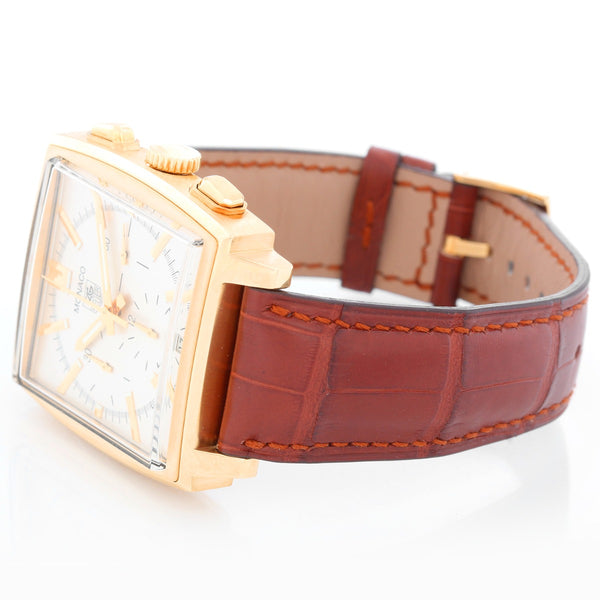 Tag Heuer Monaco Men's 18k Yellow Gold Watch CW5140