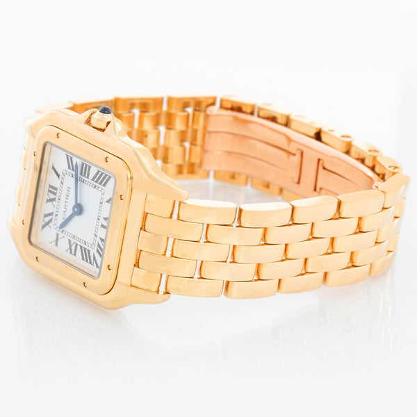 Current Model Cartier Medium 18k Yellow Gold Panthere Watch WGPN0009