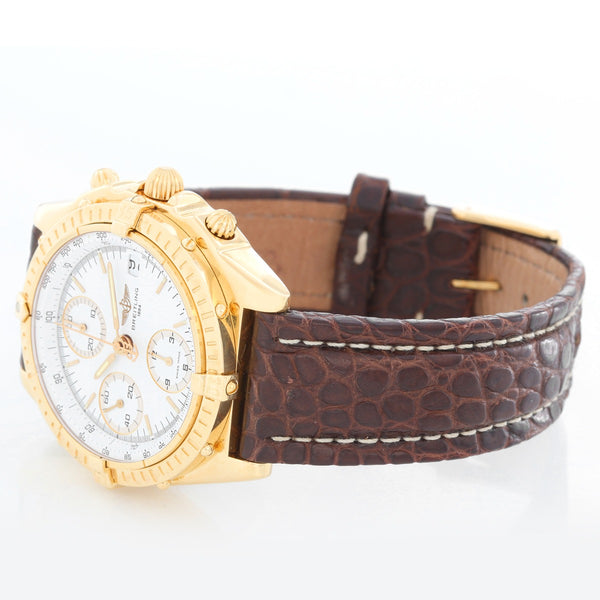 Breitling Chronomat Men's 18k Yellow Gold Chronograph Watch K13048