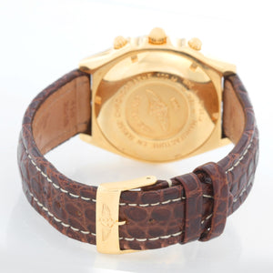 Breitling Chronomat Men's 18k Yellow Gold Chronograph Watch K13048