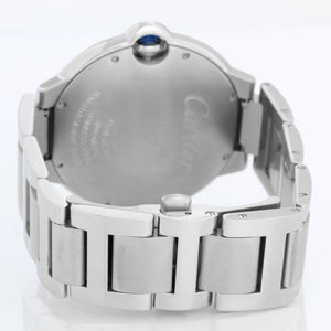 Cartier Ballon Bleu Men's 42mm Stainless Steel Automatic Watch W69012Z4 3001