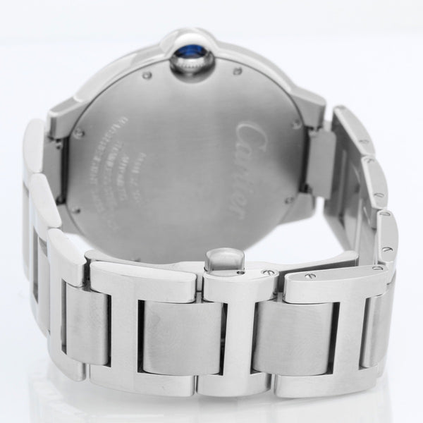 Cartier Ballon Bleu Men's 42mm Stainless Steel Automatic Watch W69012Z4 3001
