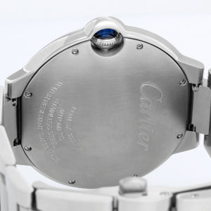 Cartier Ballon Bleu Men's 42mm Stainless Steel Automatic Watch W69012Z4 3001