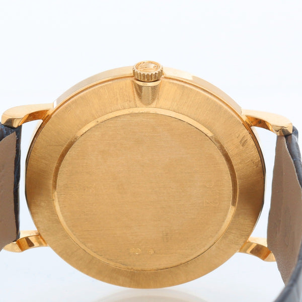 Rolex Cellini Classic 18k Yellow Gold Men's Watch 5112 White Roman Dial