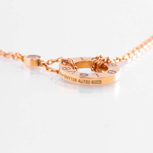 Cartier LOVE 18K Rose Gold Necklace
