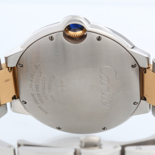 Cartier Ballon Bleu Men's 42mm Two Tone Automatic Watch W2BB0031 3001