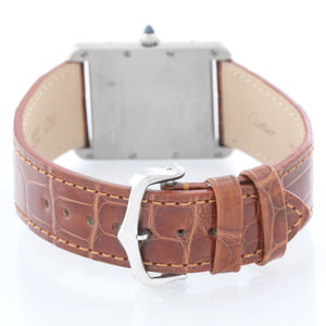 Cartier Tank Louis Men's 18K White Gold Watch