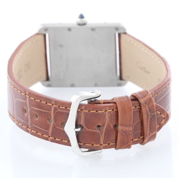 Cartier Tank Louis Men's 18K White Gold Watch