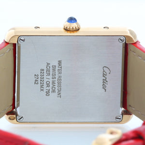 Cartier Tank Solo 18K Yellow Gold Men's Watch W1018855