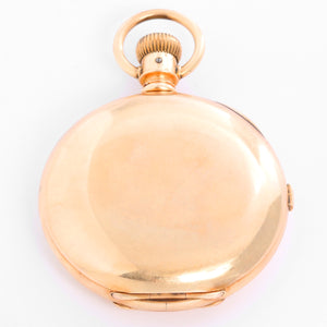 Agassiz Chronograph 14K Yellow Gold Pocket Watch