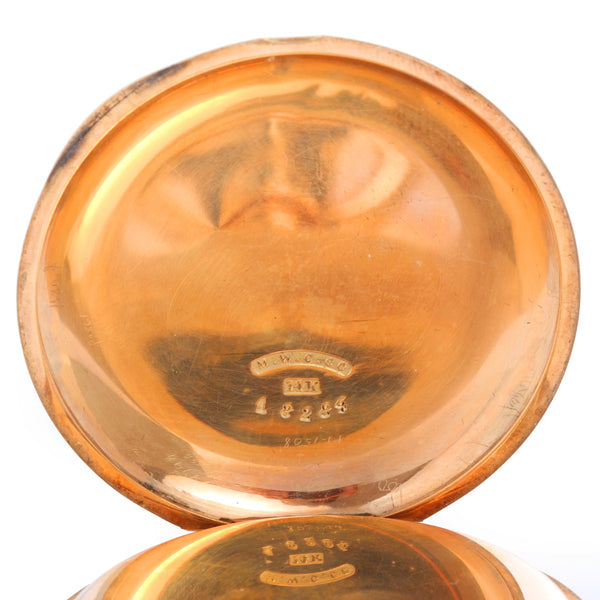 Agassiz Chronograph 14K Yellow Gold Pocket Watch