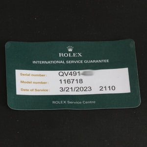 Rolex GMT - Master II Men's 18K Yellow Gold Watch 116718