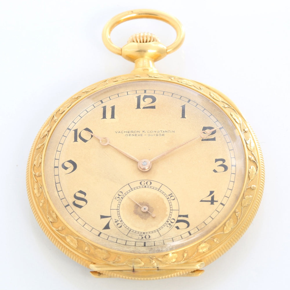 Vacheron Constantin 18K Yellow Gold Enamel Pocket Watch