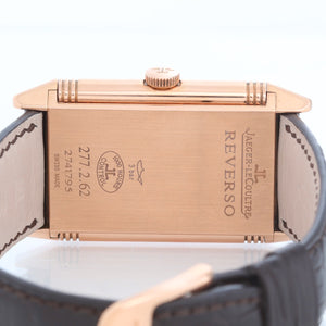 Jaeger - LeCoultre Reverso Ultra Thin 18k Rose Gold Men's Watch 277.2.62