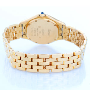 Cartier Cougar Yellow Gold  Ladies Quartz Watch W25012B9
