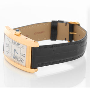 Cartier Tank Americaine (or American) Large  Men's Gold Watch ref 1735