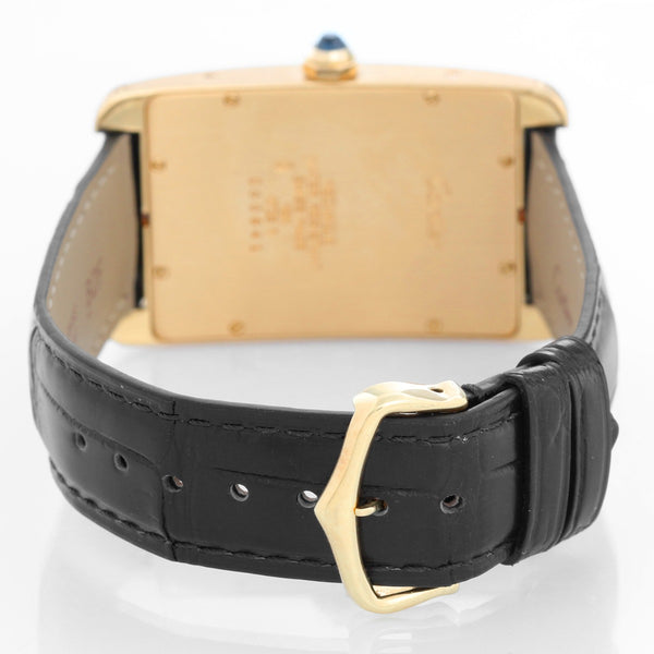 Cartier Tank Americaine (or American) Large  Men's Gold Watch ref 1735