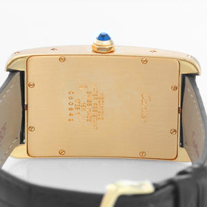Cartier Tank Americaine (or American) Large  Men's Gold Watch ref 1735
