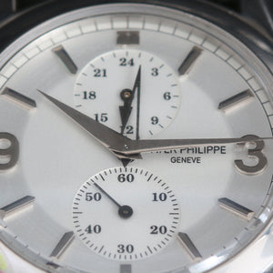 Patek Philippe Travel Time Men's 18k White Gold Watch 5134G