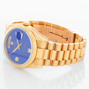 Rolex President Day-Date Men's 18k Yellow Gold Watch 118238